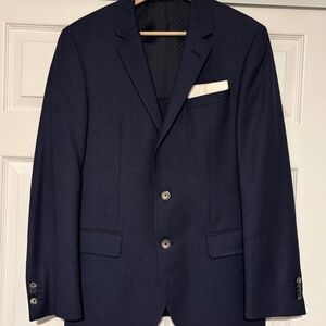 Hugo Boss Navy Blazer Wool 38R